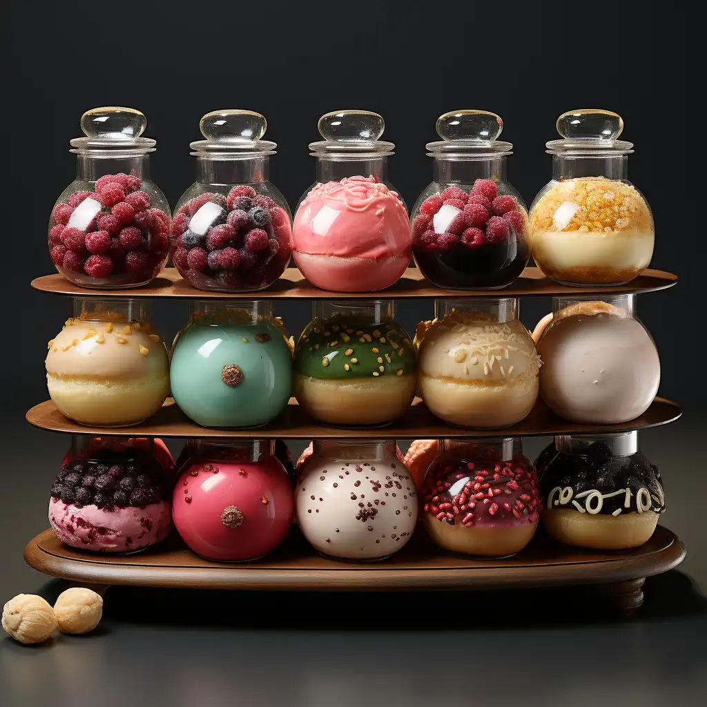 De reis van deeg naar delicatesse met een donutmachine